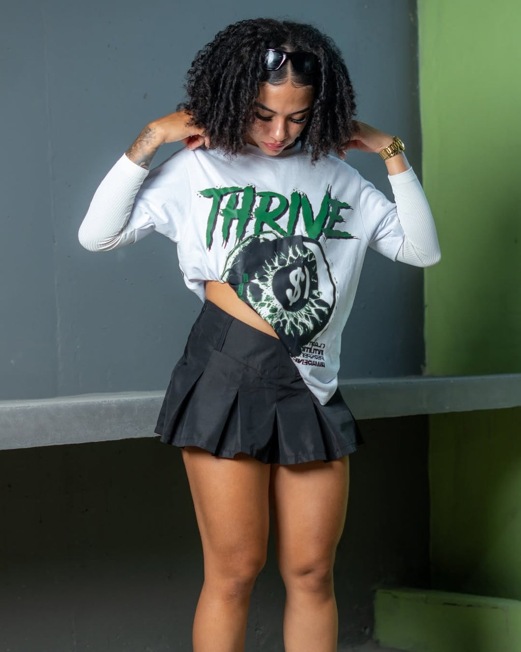 CAMISETA JTTHRIVE BLANCA