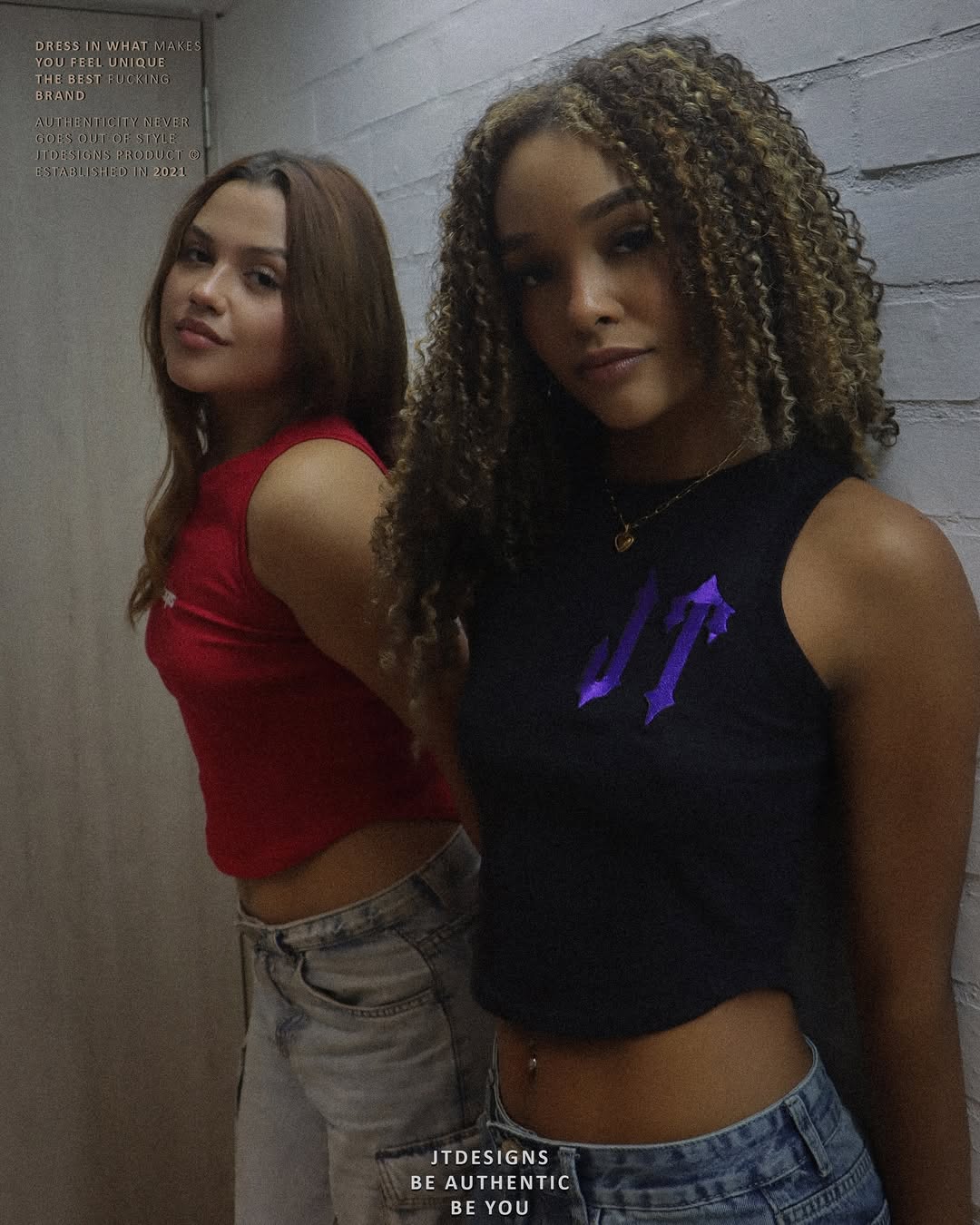 CROP TOP, JT TRAP CROSSES.