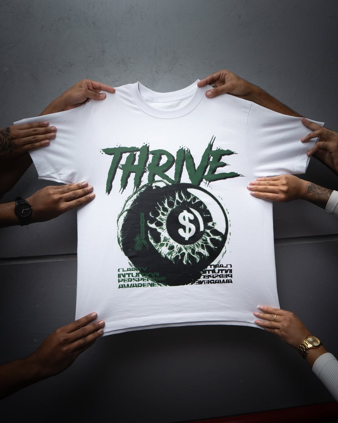 CAMISETA JTTHRIVE BLANCA