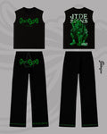 CONJUNTO JT PRYSMA NEGRO CON DISEÑOS VERDE