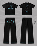 CONJUNTO JT PRYSMA NEGRO CON AZUL Y DISEÑO THUNDER CON PEDRERIA INCRUSTADA AZUL CIELO