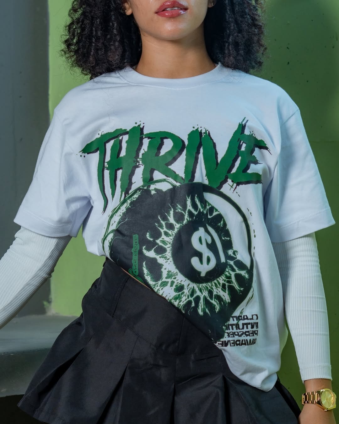 CAMISETA JTTHRIVE BLANCA