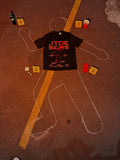 CAMISETA NEGRA CON NARANJA JTDARK