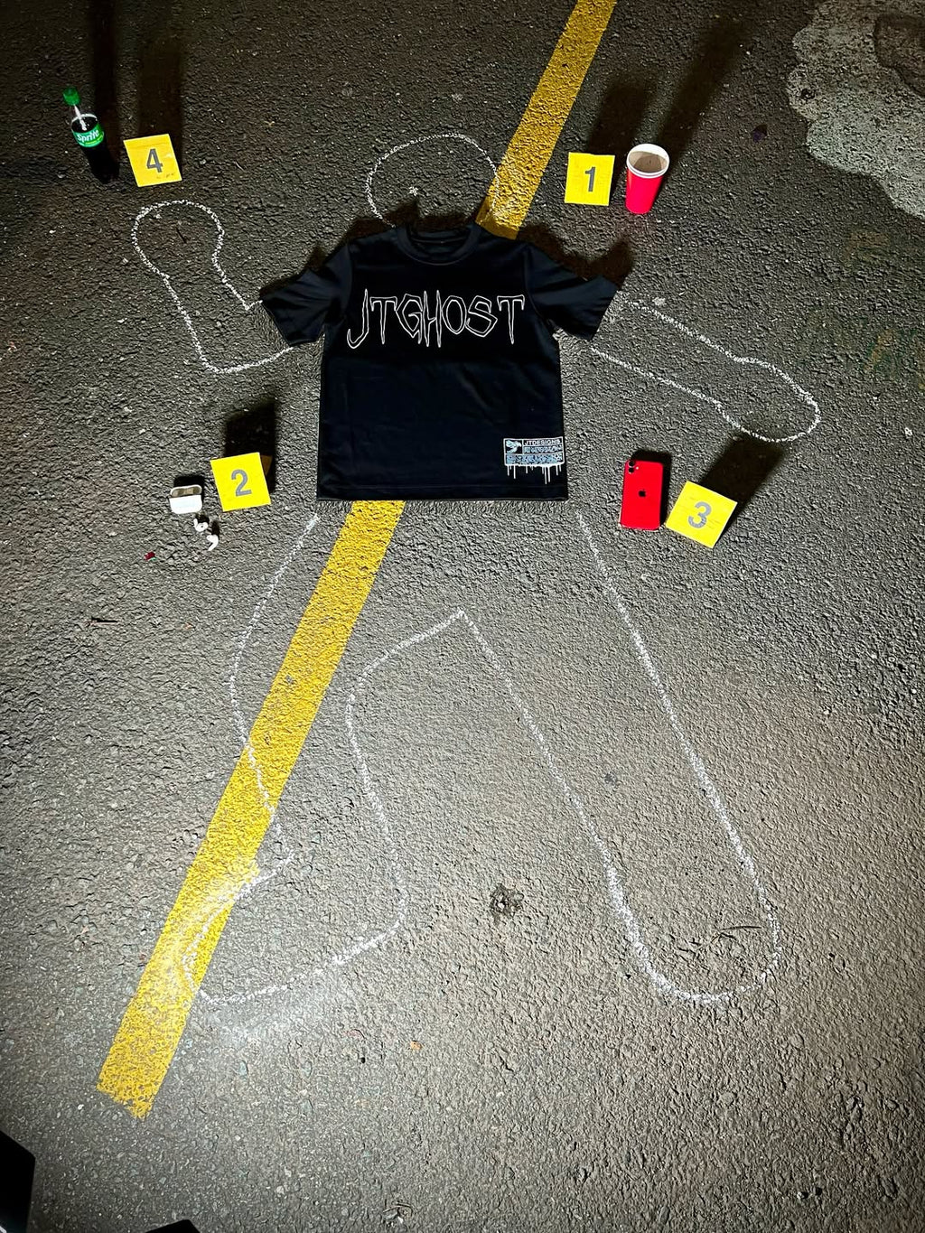 CAMISETA NEGRA JTGHOST