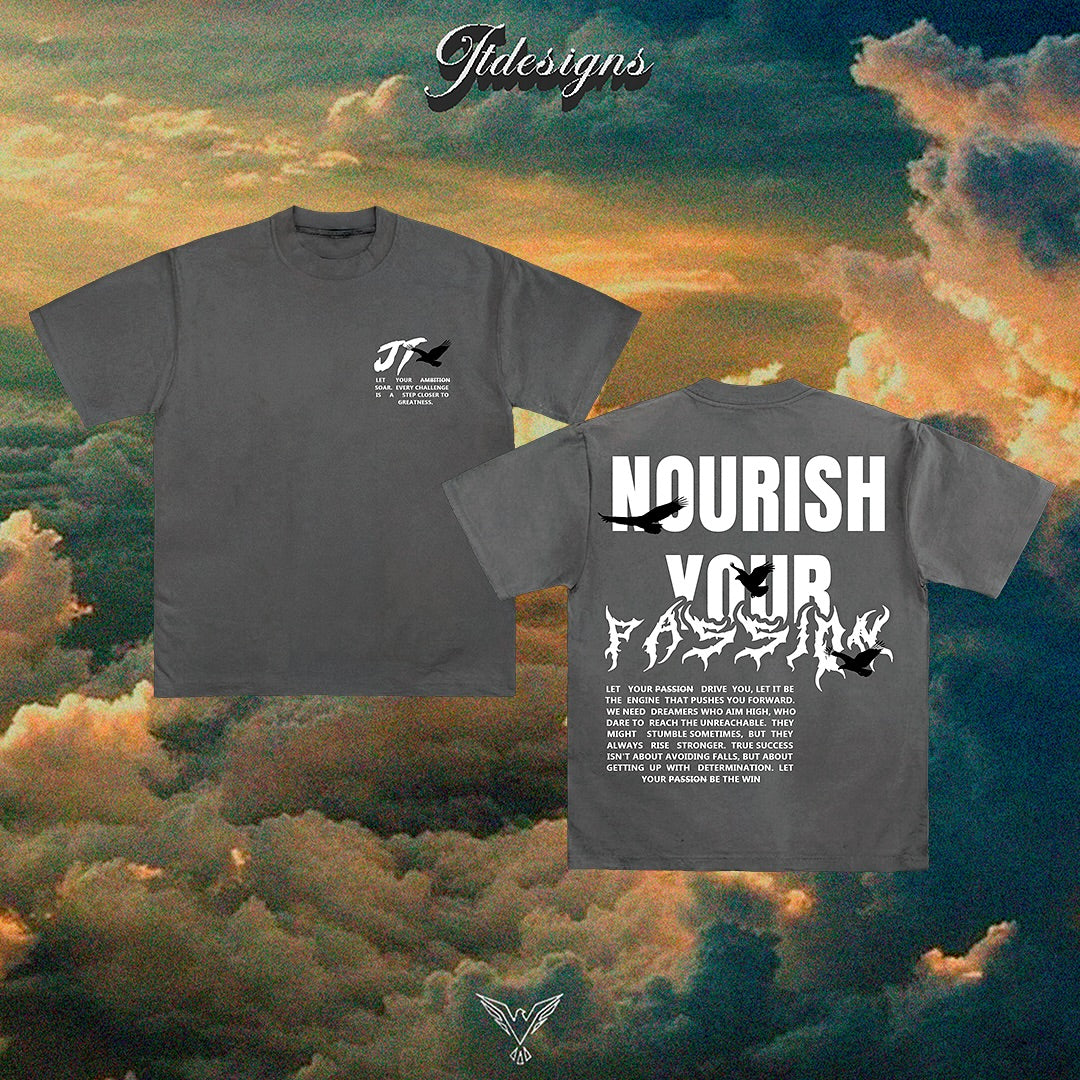 CAMISETA JT GRIS PRELAVADA